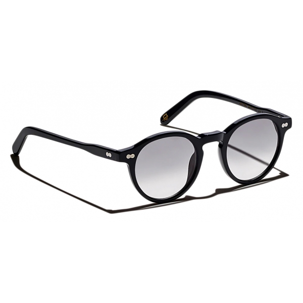 Moscot - Miltzen Black with Custom Made Tints™ - American Grey Fade - Sunglasses - Moscot Originals - Moscot