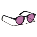 Moscot - Miltzen Black with Custom Made Tints™ - Purple Nurple - Sunglasses - Moscot Originals - Moscot Eyewear