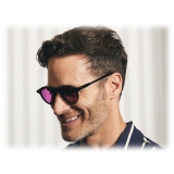 Moscot - Miltzen Nero con Tinte Personalizzate™ - Purple Nurple - Occhiali da Sole - Moscot Originals - Moscot Eyewear