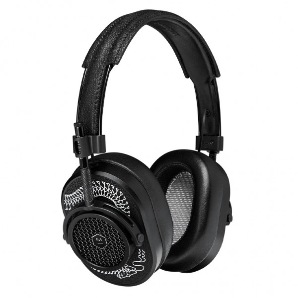 Master & Dynamic - MH40 - Limited Edition - Scott Campbell Studio - Black Metal / Black Leather - Premium Over-Ear Headphones