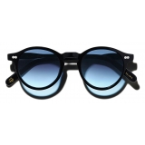 Moscot - Miltzen Black with Custom Made Tints™ - Denim Blue - Sunglasses - Moscot Originals - Moscot Eyewear