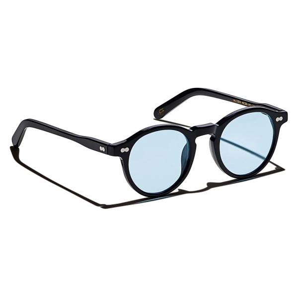 Moscot - Miltzen Nero con Tinte Personalizzate™ - Bel Air Blue - Occhiali da Sole - Moscot Originals - Moscot Eyewear