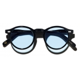 Moscot - Miltzen Nero con Tinte Personalizzate™ - Bel Air Blue - Occhiali da Sole - Moscot Originals - Moscot Eyewear