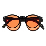 Moscot - Miltzen Black with Custom Made Tints™ - Woodstock Orange - Sunglasses - Moscot Originals - Moscot Eyewear