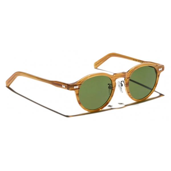 Moscot - Miltzen Sun with Metal Nose Pads - Blonde - Sunglasses - Moscot Originals - Moscot Eyewear