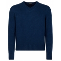 Tom Ford - Maglione Scollo a V Blu Scuro - Tom Ford Exclusive Luxury Collection