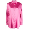 Tom Ford - Camicia con Colletto a Punta in Misto Seta Rosebloom - Tom Ford Exclusive Luxury Collection