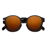 Moscot - Miltzen-T Sun - Navy Beige - Sunglasses - Moscot Originals - Moscot Eyewear