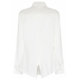 Tom Ford - Camicia in Misto Cotone Bianco - Tom Ford Exclusive Luxury Collection