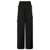 Tom Ford - Black Satin Cargo Trousers - Tom Ford Exclusive Luxury Collection