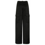 Tom Ford - Black Satin Cargo Trousers - Tom Ford Exclusive Luxury Collection