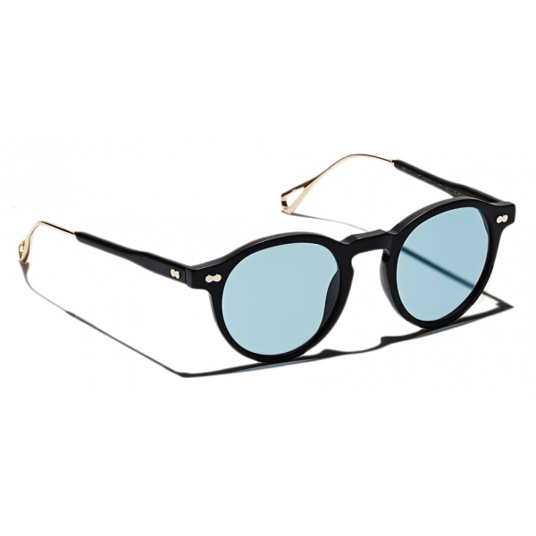 Moscot - Miltzen-TT SE Sun - Matte Black Gold - Sunglasses - Moscot Originals - Moscot Eyewear