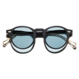 Moscot - Miltzen-TT SE Sun - Matte Black Gold - Sunglasses - Moscot Originals - Moscot Eyewear