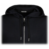 Tom Ford - Black Hoodie with Drawstrings - Tom Ford Exclusive Luxury Collection