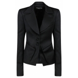 Tom Ford - Blazer Monopetto su Misura in Lana Vergine Nera - Tom Ford Exclusive Luxury Collection