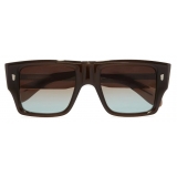 Cutler & Gross - 1414 Rectangle Sunglasses - Dark Brown Crystal - Luxury - Cutler & Gross