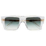 Cutler & Gross - 1414 Rectangle Sunglasses - Crystal - Luxury - Cutler & Gross Eyewear