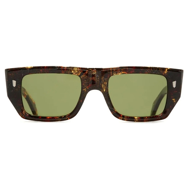 Cutler & Gross - 1413 Rectangle Sunglasses - Brush Stroke - Luxury - Cutler & Gross Eyewear