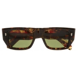 Cutler & Gross - 1413 Rectangle Sunglasses - Brush Stroke - Luxury - Cutler & Gross Eyewear