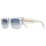 Cutler & Gross - 1413 Rectangle Sunglasses - Crystal - Luxury - Cutler & Gross Eyewear