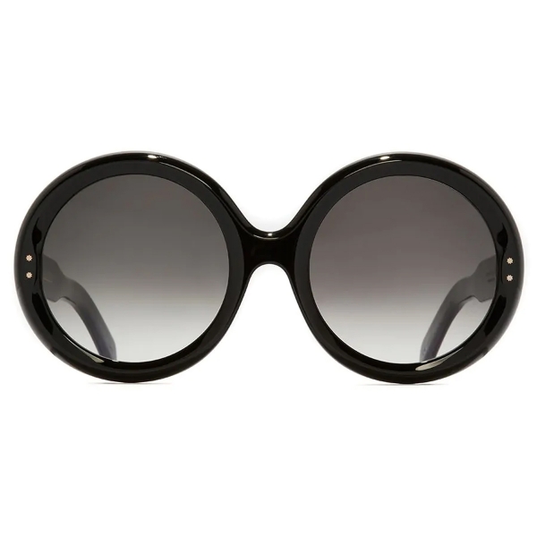 Cutler & Gross - 1412 Round Sunglasses - Black on Oil - Luxury - Cutler & Gross Eyewear