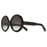 Cutler & Gross - 1412 Round Sunglasses - Black on Oil - Luxury - Cutler & Gross Eyewear