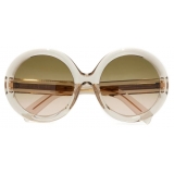 Cutler & Gross - 1412 Round Sunglasses - Sand Crystal - Luxury - Cutler & Gross Eyewear