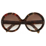 Cutler & Gross - 1412 Round Sunglasses - Brush Stroke - Luxury - Cutler & Gross Eyewear