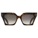 Cutler & Gross - The Great Frog Prometheus Square Sunglasses - Havana on Black - Luxury