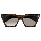 Cutler & Gross - The Great Frog Prometheus Square Sunglasses - Havana on Black - Luxury