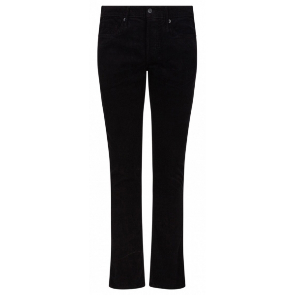 Tom Ford - Black Corduroy Skinny Trousers - Tom Ford Exclusive Luxury Collection