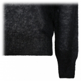 Tom Ford - Black Mohair Semi Sheer Jumper - Tom Ford Exclusive Luxury Collection