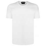 Tom Ford - White Crew Neck T-Shirt - Tom Ford Exclusive Luxury Collection