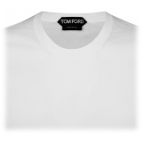 Tom Ford - White Crew Neck T-Shirt - Tom Ford Exclusive Luxury Collection