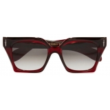 Cutler & Gross - The Great Frog Prometheus Square Sunglasses - Bordeaux - Luxury