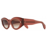 Cutler & Gross - 9317 Cat Eye Sunglasses - Burnt Sunset - Luxury - Cutler & Gross Eyewear