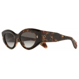 Cutler & Gross - 9317 Cat Eye Sunglasses - Brush Stroke - Luxury - Cutler & Gross Eyewear