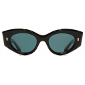 Cutler & Gross - 9317 Cat Eye Sunglasses - Black on Crystal - Luxury - Cutler & Gross Eyewear