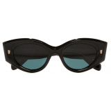 Cutler & Gross - 9317 Cat Eye Sunglasses - Black on Crystal - Luxury - Cutler & Gross Eyewear