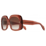 Cutler & Gross - 9891 Rectangle Sunglasses - Burnt Sunset - Luxury - Cutler & Gross Eyewear