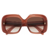 Cutler & Gross - 9891 Rectangle Sunglasses - Burnt Sunset - Luxury - Cutler & Gross Eyewear