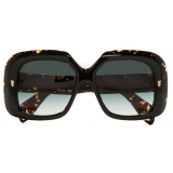 Cutler & Gross - 9891 Rectangle Sunglasses - Havana - Luxury - Cutler & Gross Eyewear