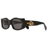 Cutler & Gross - The Great Frog Diablo Limited Edition Rectangle Sunglasses - Black Gold