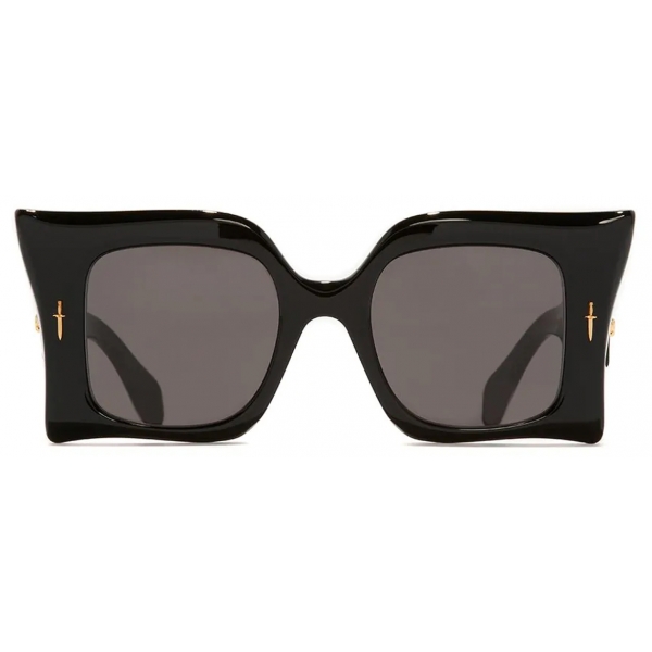 Cutler & Gross - The Great Frog Medusa Limited Edition Square Sunglasses - Black Gold