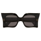 Cutler & Gross - The Great Frog Medusa Limited Edition Square Sunglasses - Black Gold