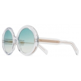 Cutler & Gross - 1412 Limited Edition Round Sunglasses - Crystal - Luxury - Cutler & Gross