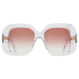 Cutler & Gross - 9891 Limited Edition Rectangle Sunglasses - Crystal - Luxury - Cutler & Gross