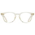 Cutler & Gross - GR09 Round Optical Glasses - Butter Crystal - Luxury - Cutler & Gross Eyewear