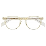 Cutler & Gross - GR09 Round Optical Glasses - Butter Crystal - Luxury - Cutler & Gross Eyewear