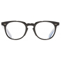 Cutler & Gross - GR09 Round Optical Glasses - Black on Horn - Luxury - Cutler & Gross Eyewear